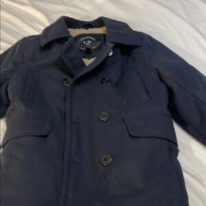 Boys Navy Double-Breasted Coat. Urban Republic. 7/L.